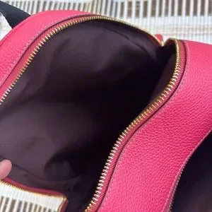 Coach | Bags | Coach Pink Backpack With Gold Logo And  display picture 3
